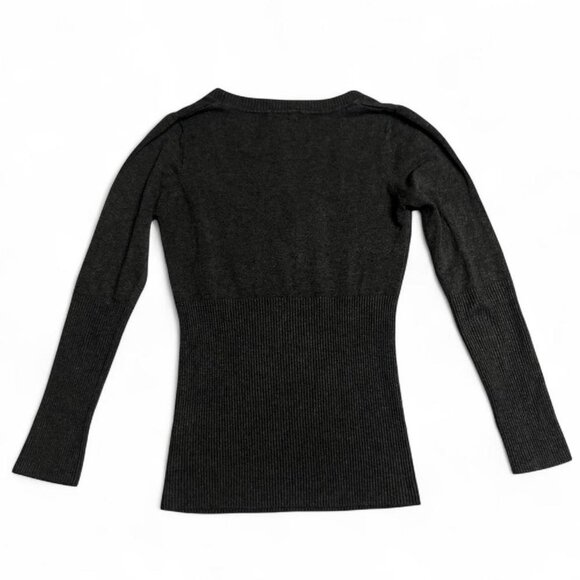 Vtg Majora Grey Puff Top - Picture 4 of 5